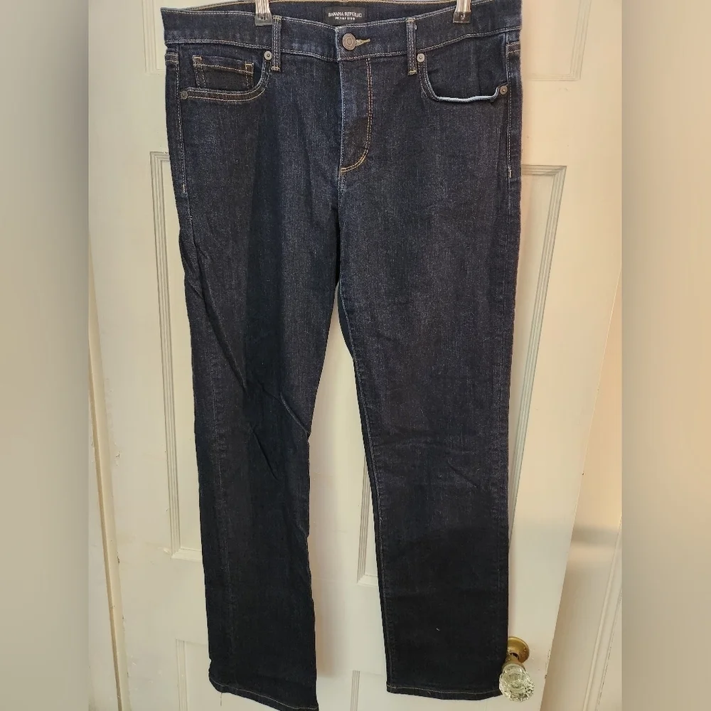 Banana Republic Slimfit Dark Blue Straight Jeans